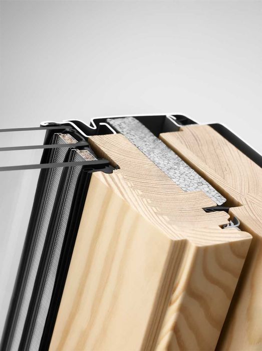 Okno dachowe VELUX GLL 1061B 78x118 + EDW 1000 z BFX