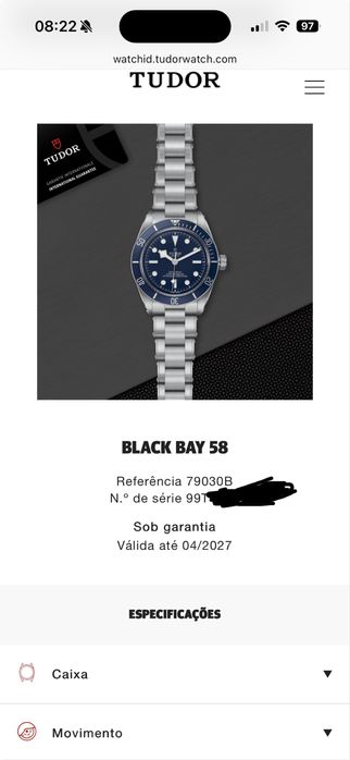 Tudor BlackBay 58 39mm