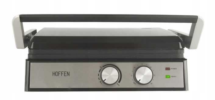 Grill opiekacz zapiekacz Hoffen do kanapek srebrny 2000W
