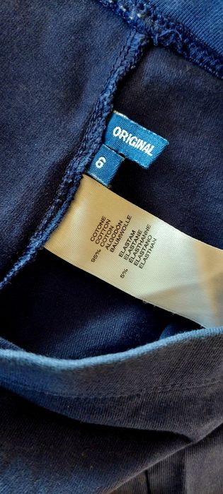 Granatowe legginsy Original Marines dla dziewczynki na 6 lat 116 cm