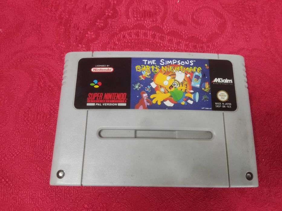 Jogo Super Nintendo - The Simpsons: Bart's Nightmare
