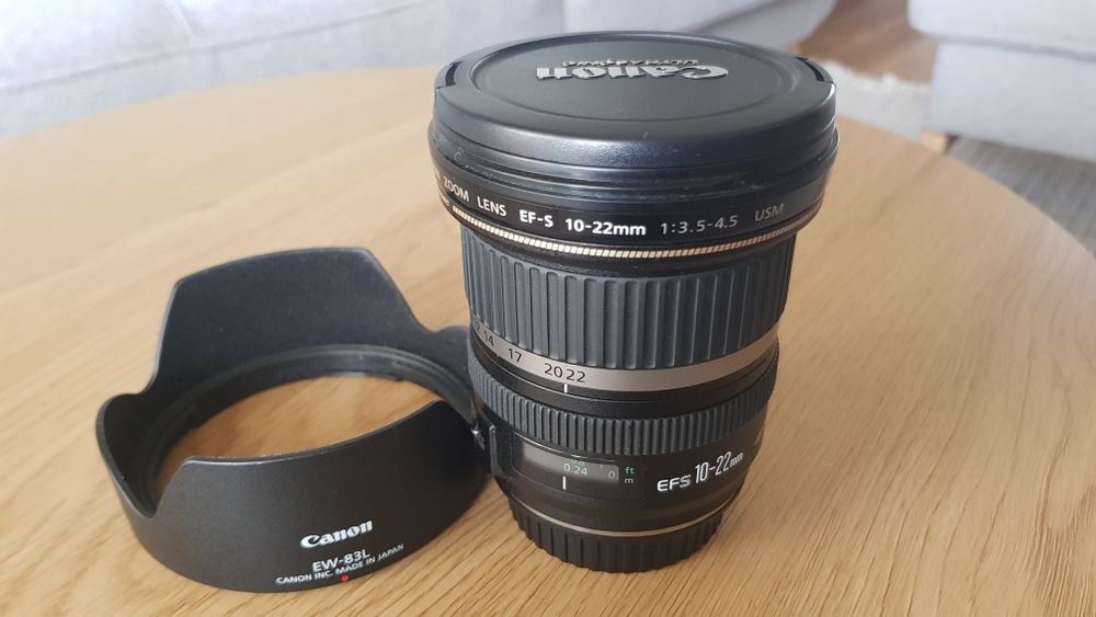 Canon ef-s 10-22 jak nowy