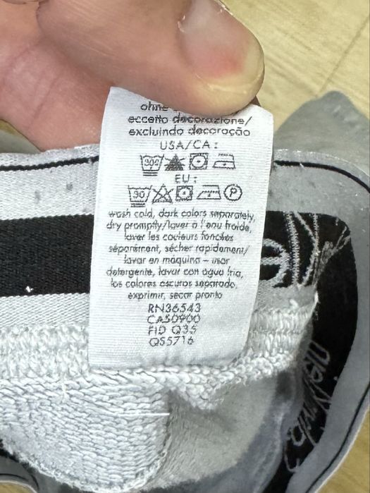 Calvin Klein Sleepwear подштанники штаны M размер на манжетах серые