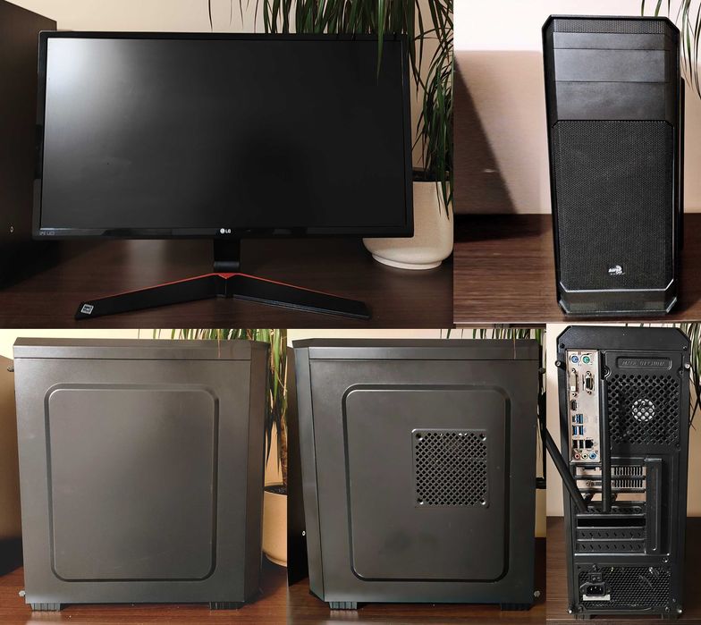 Komputer i5-7500 / 16 GB / GTX 1050 Ti/ SSD+HDD/ WiFi BT/ Monitor LG24