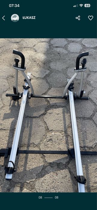 Bagaznik uchwyty  rowerowe Atera Giro , kluczyki , belki