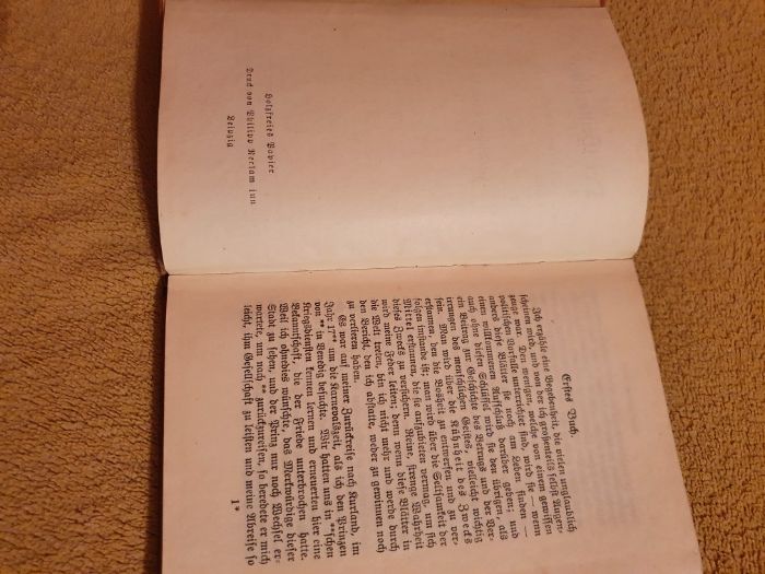 Stara książka niem."Der Deisterseher aus den Papieren des Grafen von D