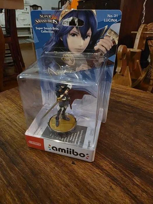 Amiibo Lucina – Super Smash Bros. Collection (Nintendo) Novo e Selado