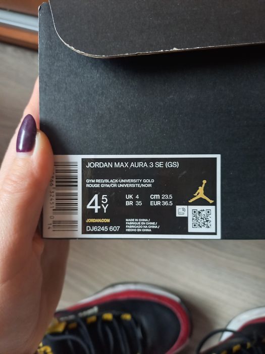 Buty chlopiece Jordan model Max Aura 3 SE