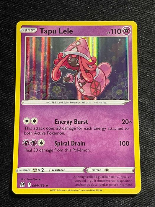 Carta Pokémon Tapu Lele 64/159 Crown Zenith