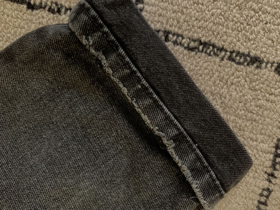 Spodnie dżinsy jeansy postarzane ogrodniczki luźne baggy skate