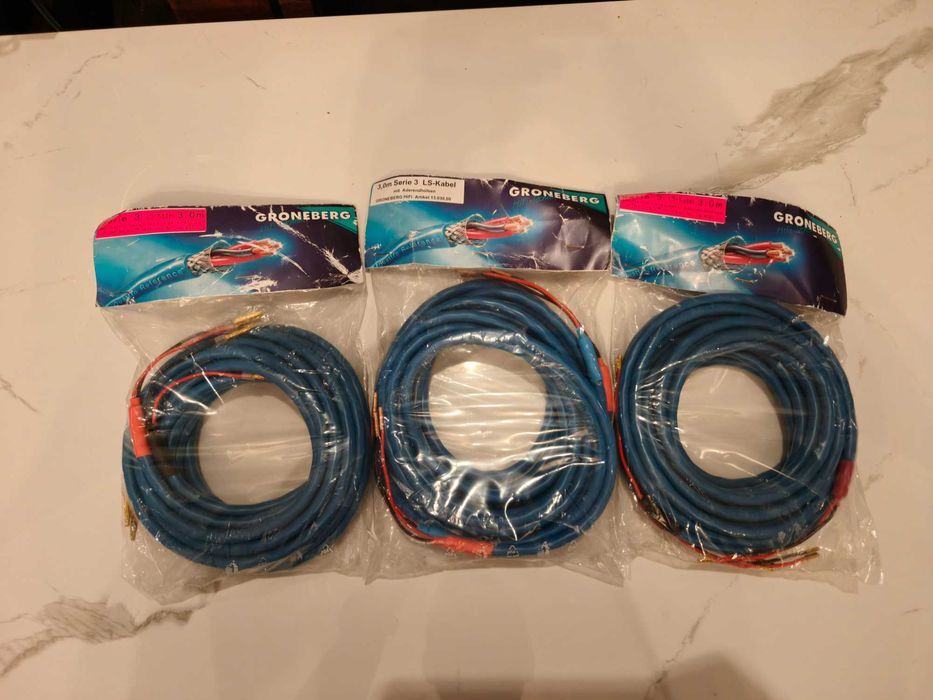 GRONEBERG Series 3 LS cable 2X3M ! Audiofilskie kable głośnikowe !Nowe