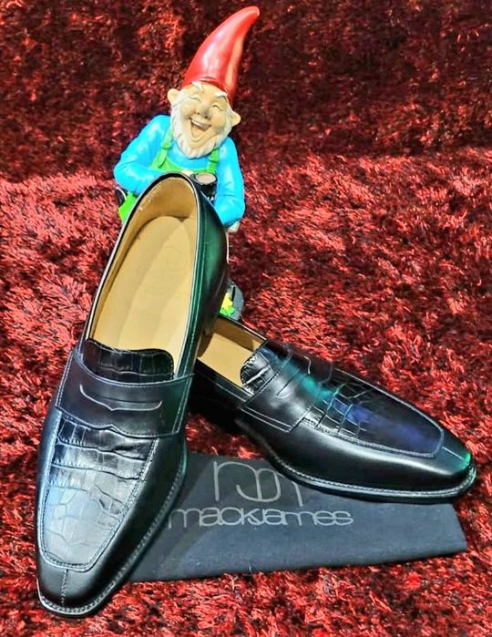 Sapatos Mack James. Couro crocodilo. Tamanho 42 . 100€