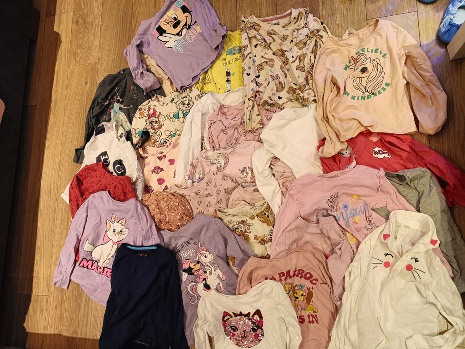Mega paka ubrań 122/128 dziewczynka