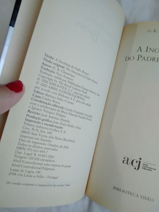 Coleção Lipton: A Inocência do Padre Brown, G. H. Chesterton