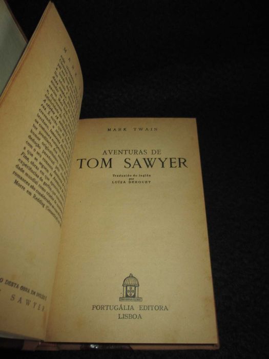 Livro Aventuras de Tom Sawyer Mark Twain Portugália