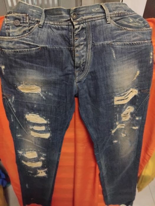 Calça de ganga da salsa