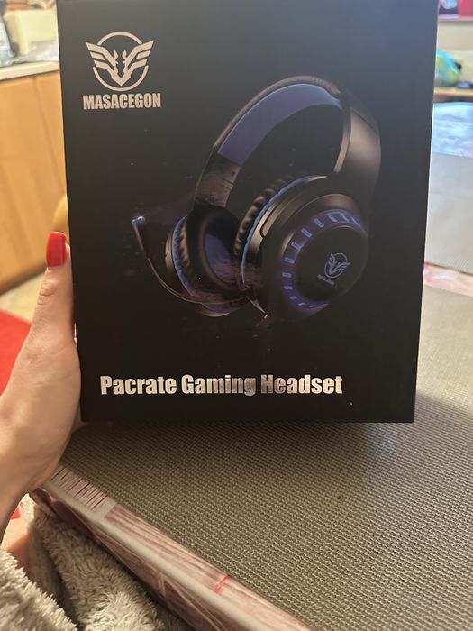 Sluchawki do gier Pacrate dla PS4/PS5/Xbox One/PC/Nintendo Switch
