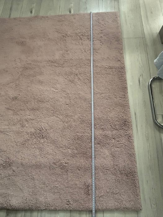 Dywan 160x120 pudrowy róż