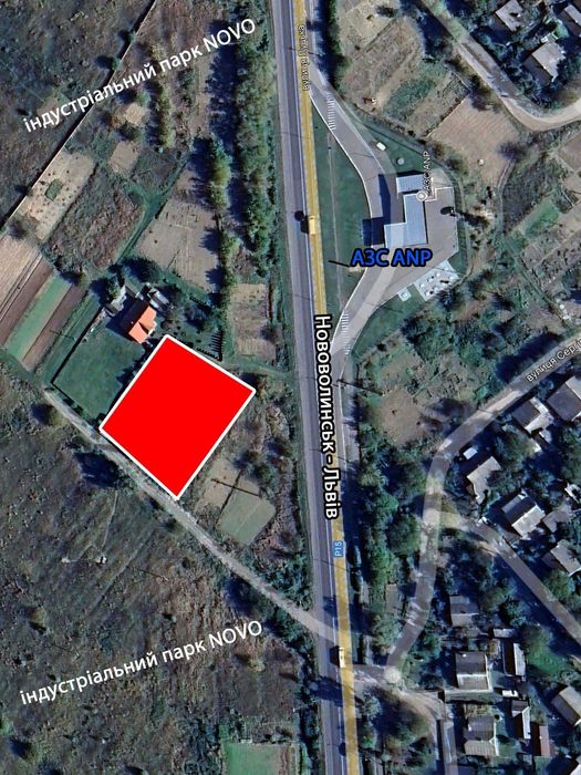 Земельна ділянка під бізнес над трасою Нововолинськ-Львів