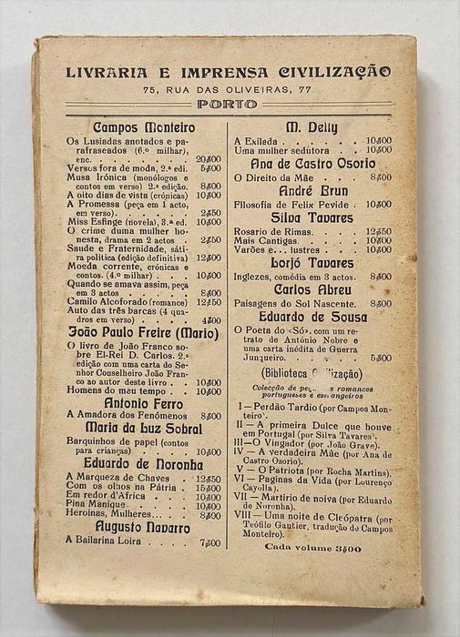 1925, Campos Monteiro, SAÚDE E FRATERNIDADE. Edição Definitiva.