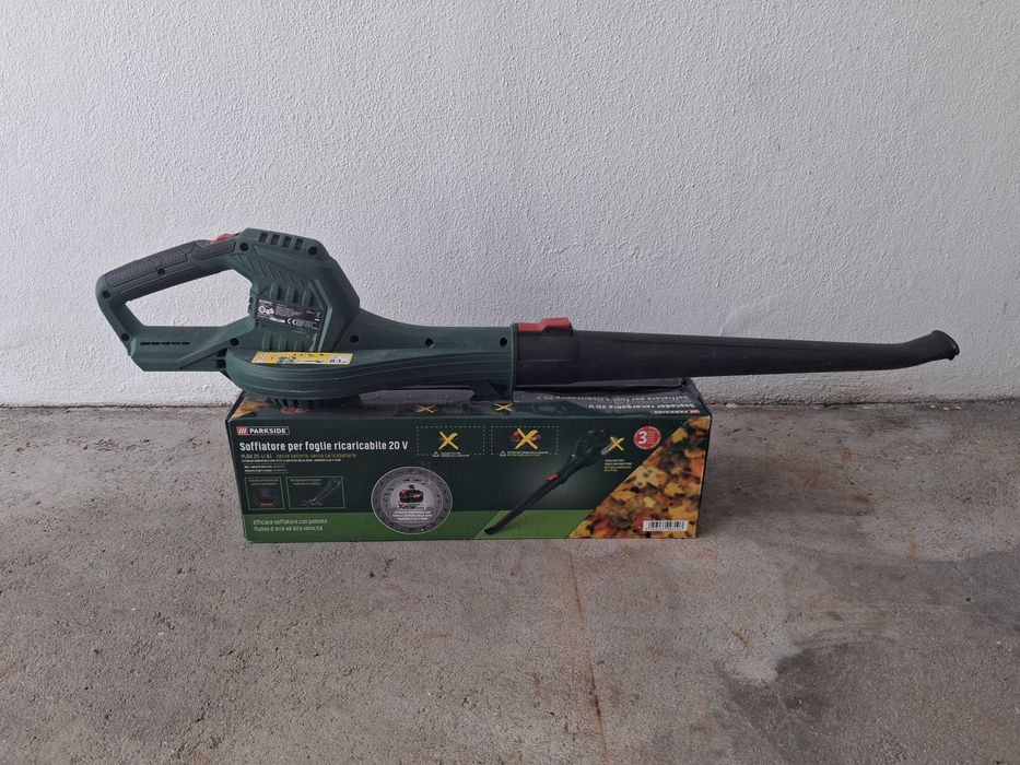Soprador de folhas Lidl a bateria, 20 V