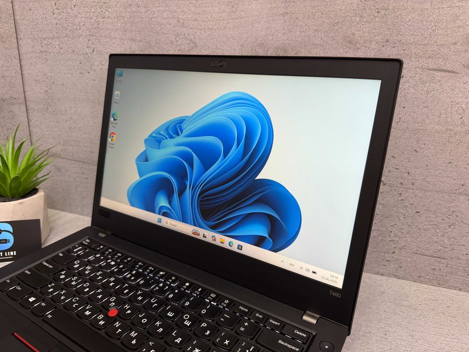 Стильний ноутбук Lenovo T480/i5-8250u/8 ddr4/14” FullHD ips/250gb ssd