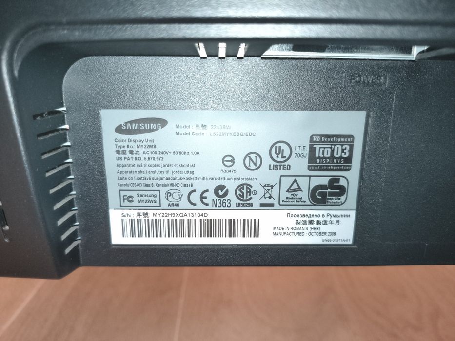 Monitor Samsung 2243BW