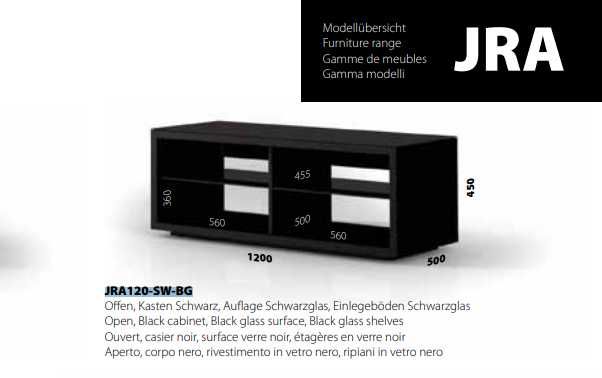 Suporte Just Racks JRA120-SW-BG by Spectral