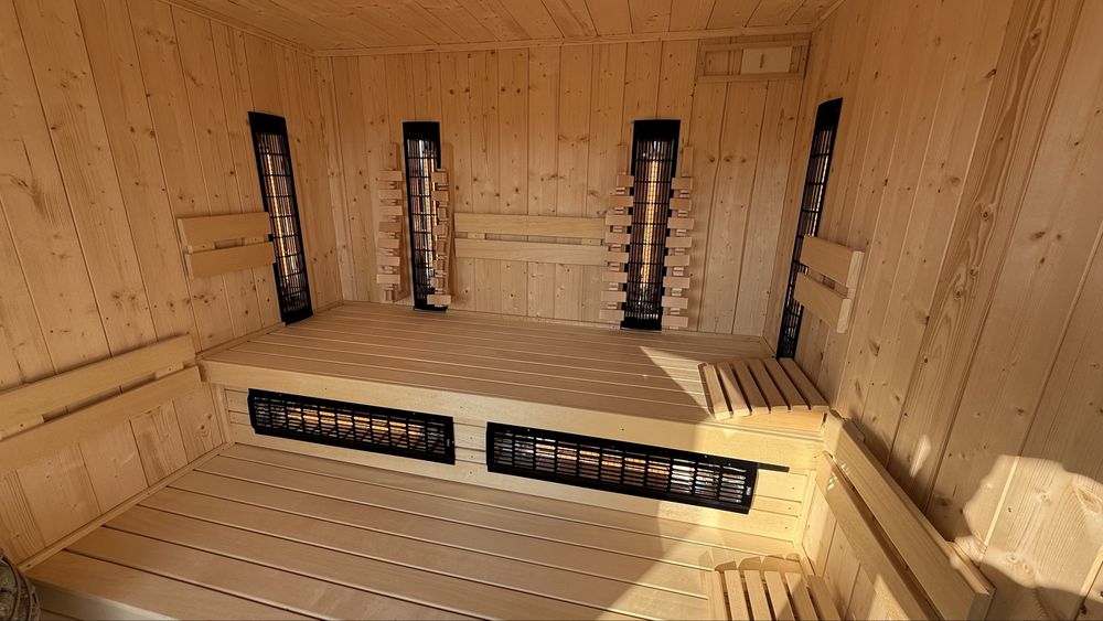 Sauna ogrodowa Fińska na wymiar z montażem