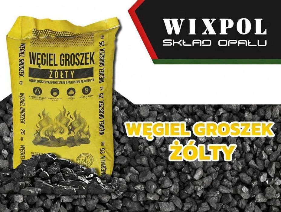 Węgiel groszek 1400 zł, Skład Opału WIXPOL