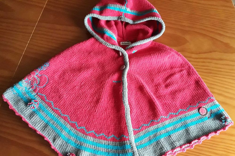 Capa de Menina em malha polar 4 anos