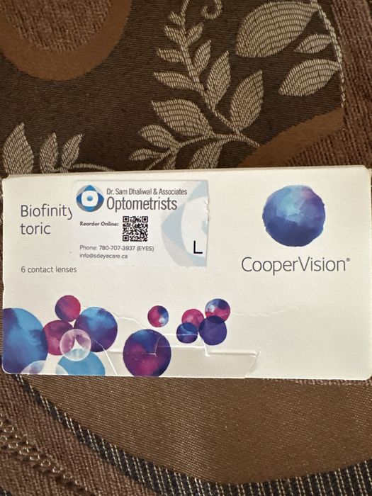контактні лінзи Biofinity toric -7  для корекції асигматизму