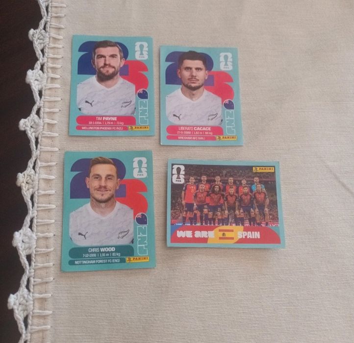 Cromos para troca Fifa 2026