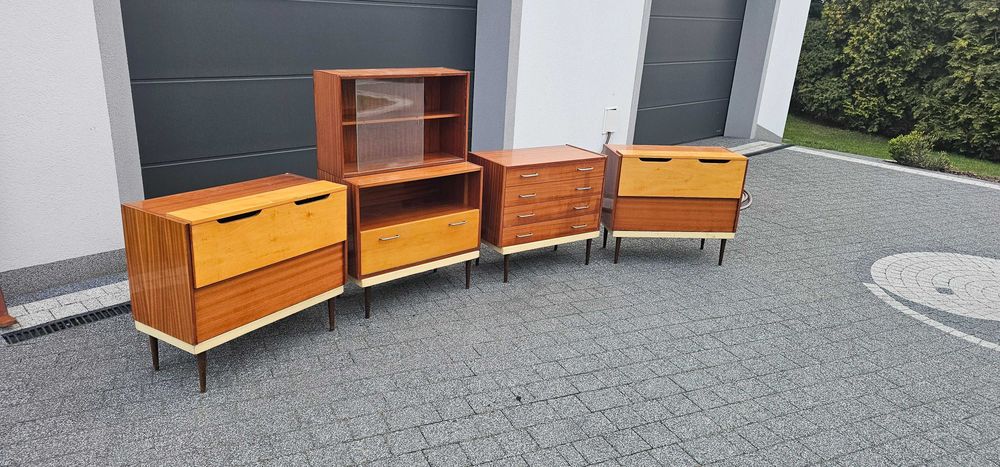 Zestaw Mebl iz Czechosłowacji w roku 1967, projekt Kudlička. Uniktat w komplecie