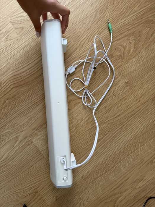 Coluna branca com LED