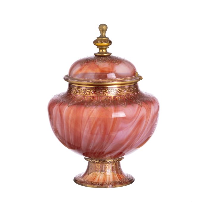 Cristal e vidro - Pote com tampa