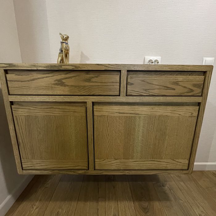 Дубова тумба для взуття