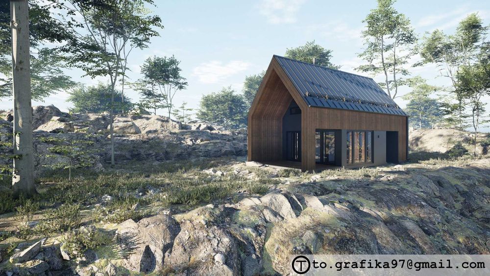 Wykonam Tanio Wizualizacje 3D - Elewacje, Wnętrza (od 300zł!)