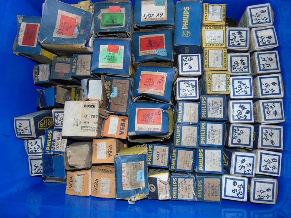 Lâmpadas auto de 6v 12v 24v