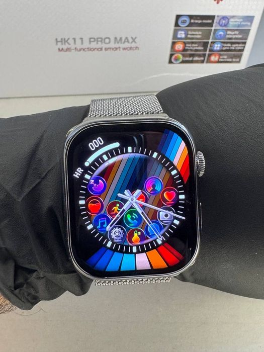 Смарт-годинник HK11 Pro Max AMOLED 46 мм | Дзвінки | 2GB памʼяті