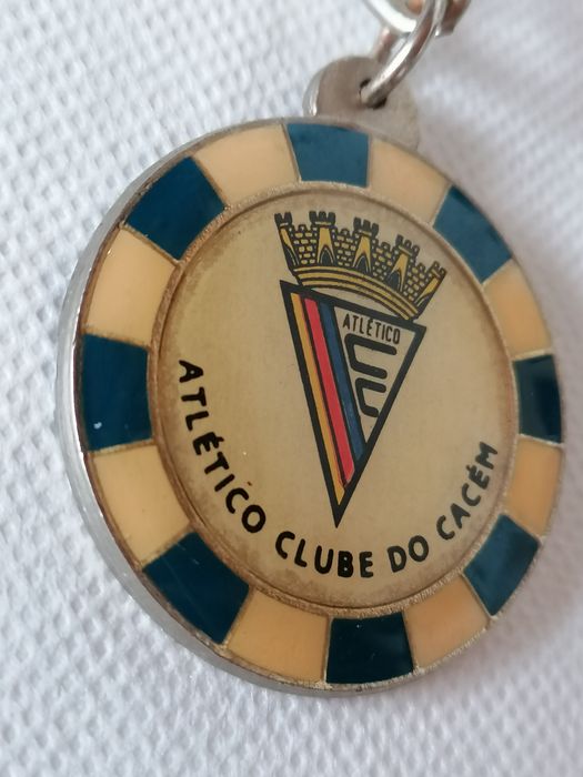 Porta chaves em metal do Atlético Clube do Cacém