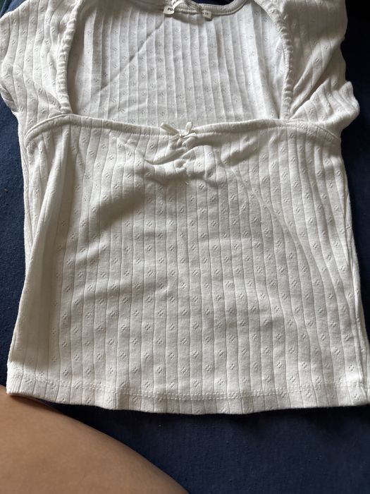 Top bluzka pullbear xs biala