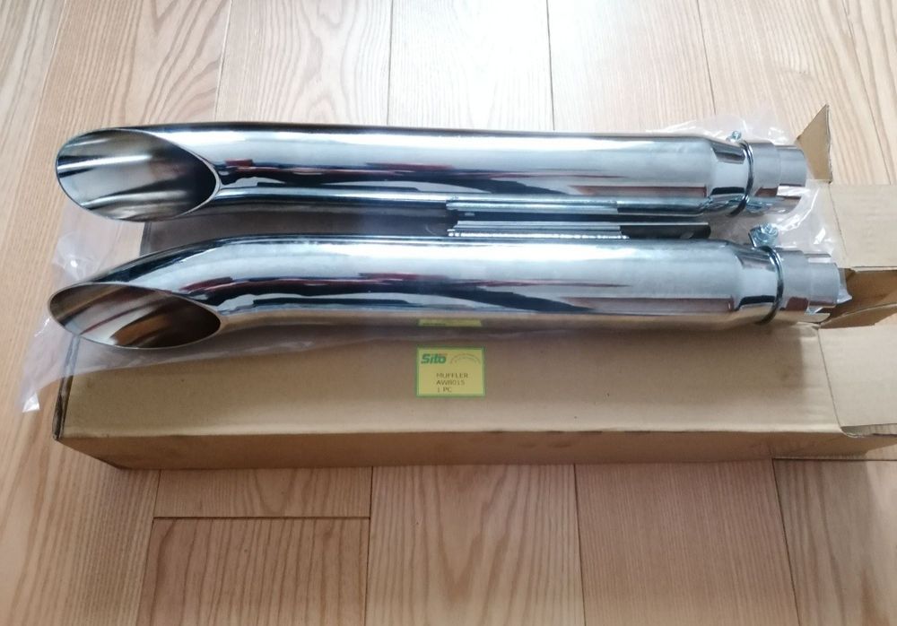 Harley Sportster Xl Dyna tłumiki wydechy basowe akcesoryjne komplet