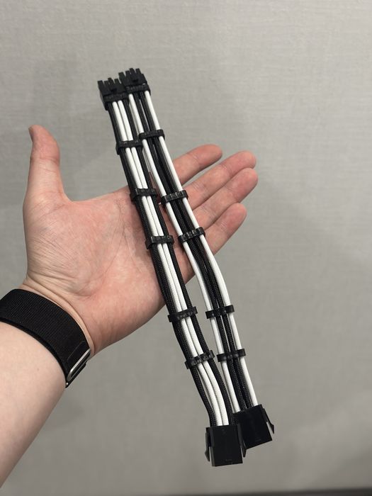 Кастомний кабель для відеокарти EVOLVE Custom PCI-E Cable 6+2pin 0.3m