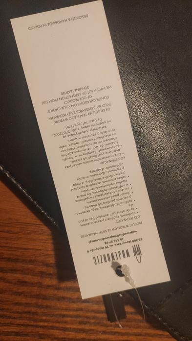 Aktówka na dokumenty skórzana wojewodzic