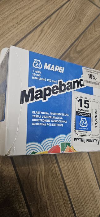 Taśma uszczelniająca MAPEI Mapeband W