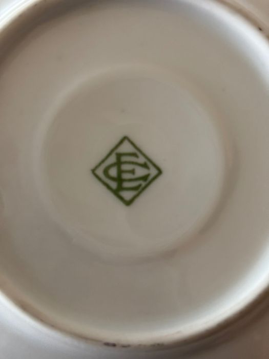 Serviço de chá/café alemão vintage 12 conjuntos–bule + açucareiro