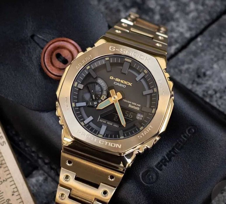 Мужские наручные часы Casio G-Shock GM-B 2100 стальные