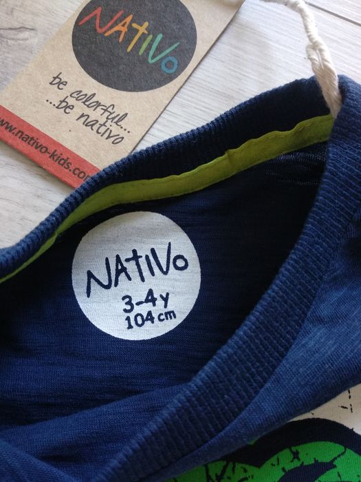 T-shirt z nadrukiem bawełna Nativo 98 /104