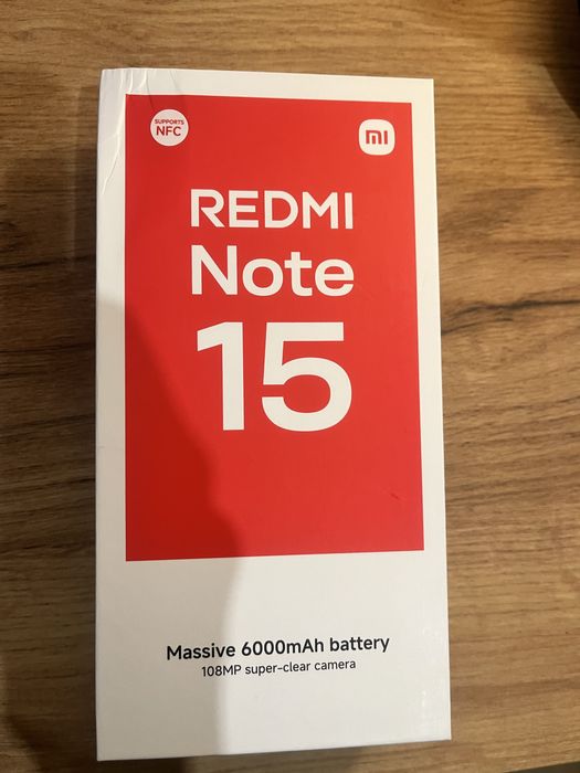 Smartfon Xiaomi Redmi note 15 256GB nowy